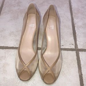 Stuart Weitzman Size 8 Beige/Tan heels